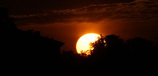 
Transito di Venere sul Sole:
foto scattata senza utilizzare alcun filtro
